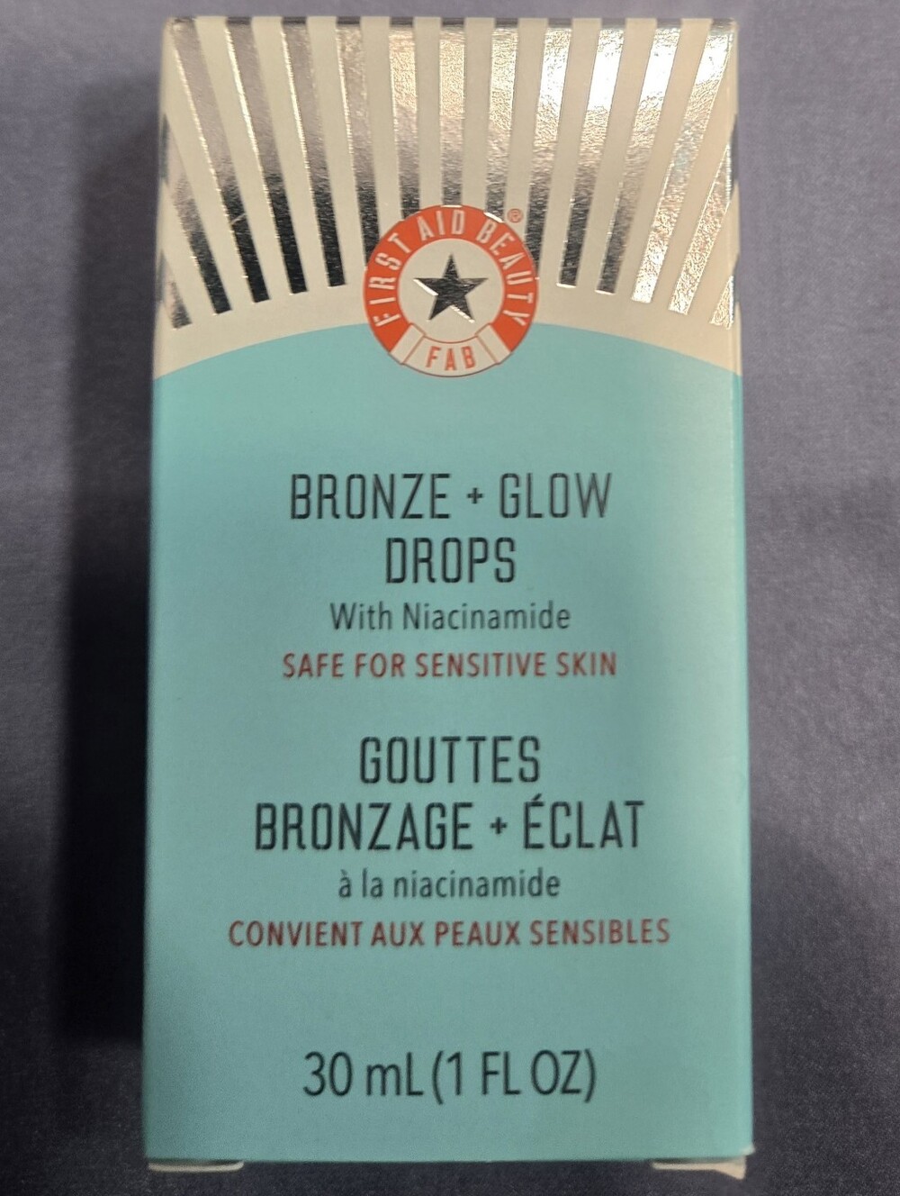 First Aid Beauty Bronze Glow Drops Vacation Sheen 30 ml 1 fl oz NIB